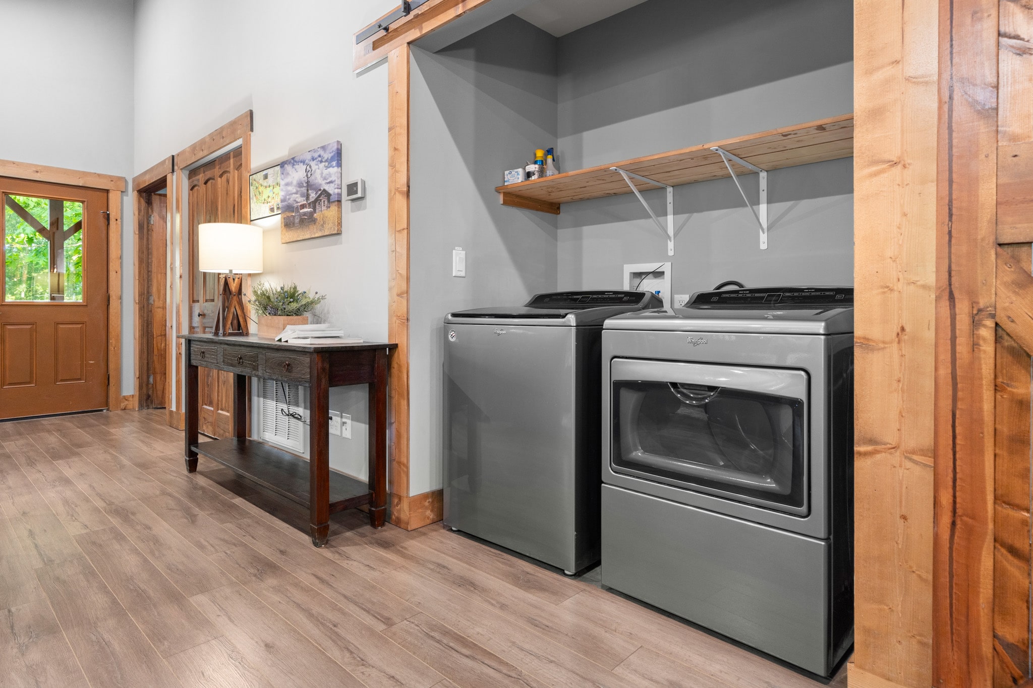 Laundry Room in the Mountain Laurel Cabin - Asheville Country Cabins Vacation Rentals